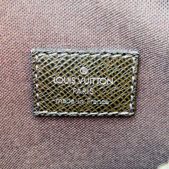 Louis Vuitton Dimitri Leather Shoulder Bag M32468 Brown Authentic Made in France - Picture 15 of 16